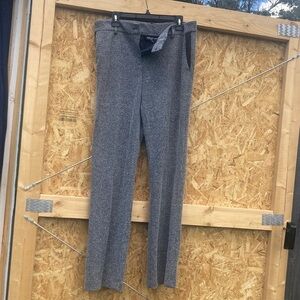 Jones New York Women's Black and Gray Patterned Pants